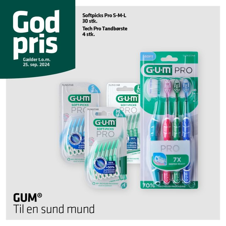 Ikast Apotek tilbyder ekstra gode priser på tandpleje fra GUM