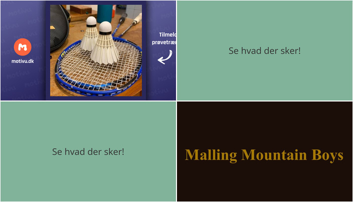 Aktiviteter i Malling denne weekend: Fra badminton til bluegrass