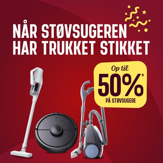 Skousen Vejen har ekstra gode tilbud på støvsugere