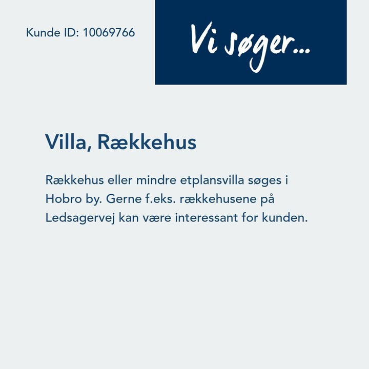 EDC Søren Jensen søger boliger til købere i vores kartotek