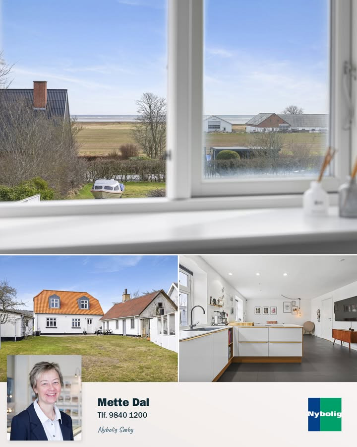 Nybolig Sæby A/S præsenterer totalmoderniseret villa med havudsigt i Voerså