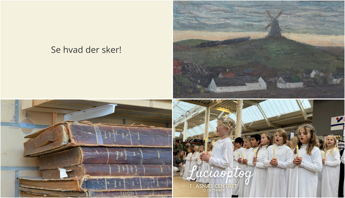 Ugen i Asnæs: Kunstneriske rundvisninger, åbne lokalarkivsdage og Luciaoptog