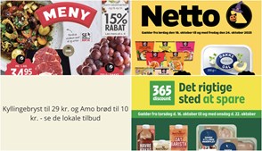 Kyllingebryst til 29 kr. og Amo brød til 10 kr. - se de lokale tilbud