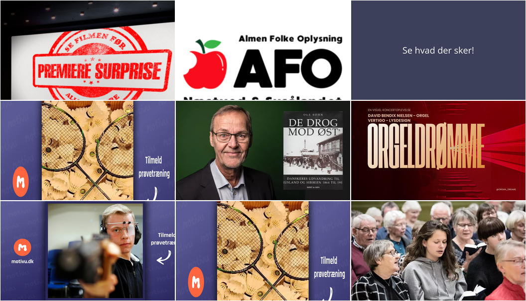 Uge i Næstved: Biograf overraskelse, kulturelle foredrag, skydning og fællessang