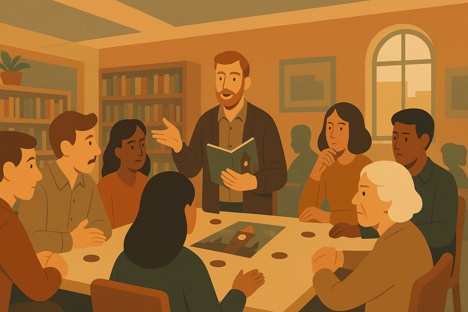 Prøv "Blood on the Clocktower" på Randers Bibliotek