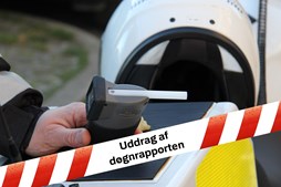Kædereaktion på Holbækmotorvejen i Lejre: Fire bilister involveret i morgentrafikuheld