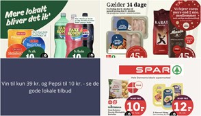 Vin til kun 39 kr. og Pepsi til 10 kr. - se de gode lokale tilbud