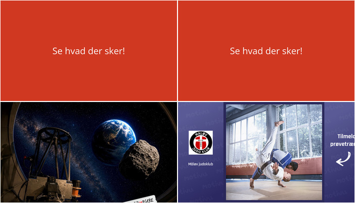 Udforsk asteroider og lær judo i Måløv: Se hvad der sker den kommende uge