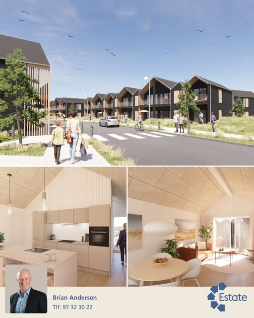 Estate Vestjylland præsenterer arkitekttegnet ferielejlighed tæt på Vesterhavet