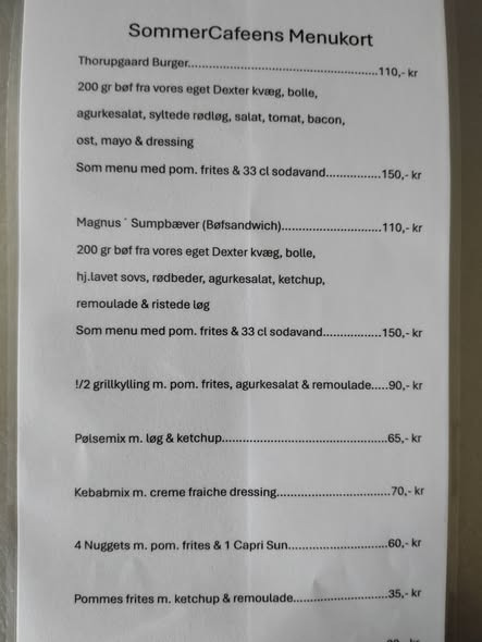 Thorupgaard holder grillcafeen åben i aften kl. 17-19.30