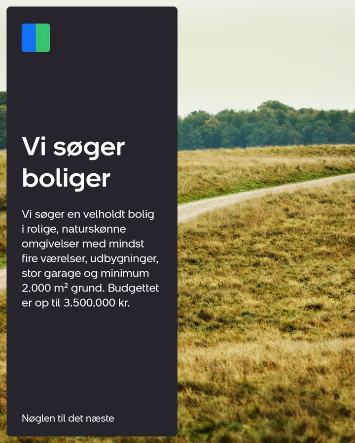 Nybolig Sæby A/S søger vedligeholdt bolig i naturskønne omgivelser