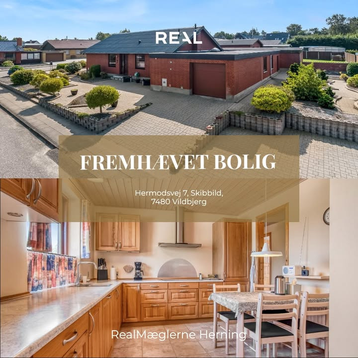 RealMæglerne Herning fremhæver bolig på Hermodsvej 7 i Skibbild til salg