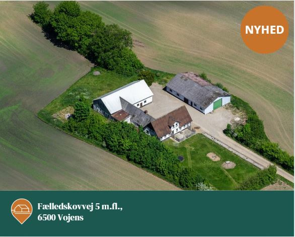 Landbogruppen Sønderjysk: Økologisk planteavlsejendom på 144 ha til salg gennem Bent Nielsen