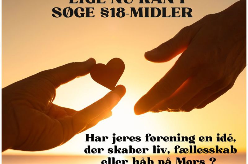 Morsø Kommune støtter lokale frivillige projekter med § 18-midler