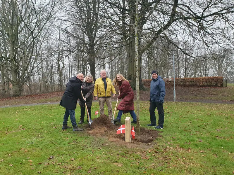 Kolding fejrer Kong Frederik 10. med plantning af nye kongetræer
