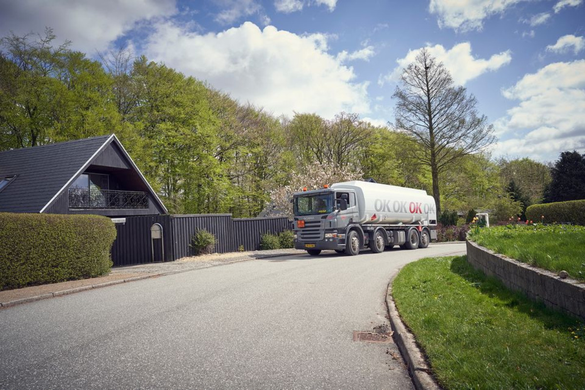 Sammenblanding af benzin og diesel på OK-anlægget på Skovvej 3 i Havdrup