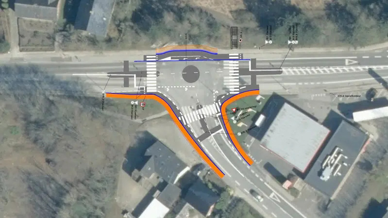 Ombygning af trafikkryds i Glamsbjerg starter marts 2025 for bedre sikkerhed