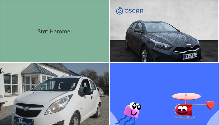 Nyt fra TT CARS ApS, CENTER KIOSKEN  og Oscar Biludlejning