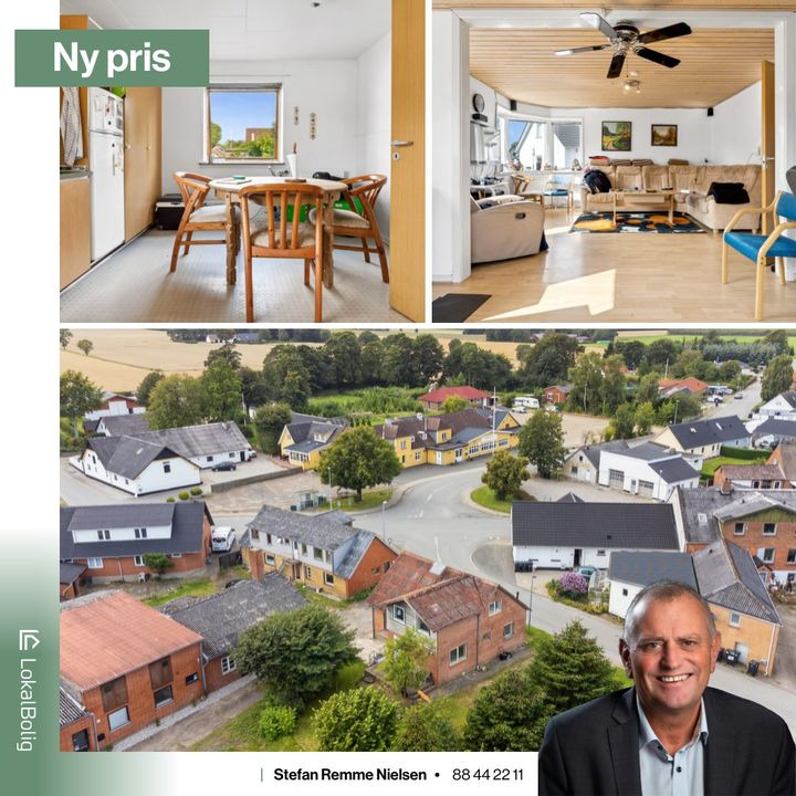 Ny skarp pris på Thybovej 4 i Kjellerup hos Lokalbolig Silkeborg