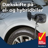 JM Autoteknik informerer: Dækskifte sker hurtigere for el- og hybridbiler på grund af tung batterivægt og høj acceleration