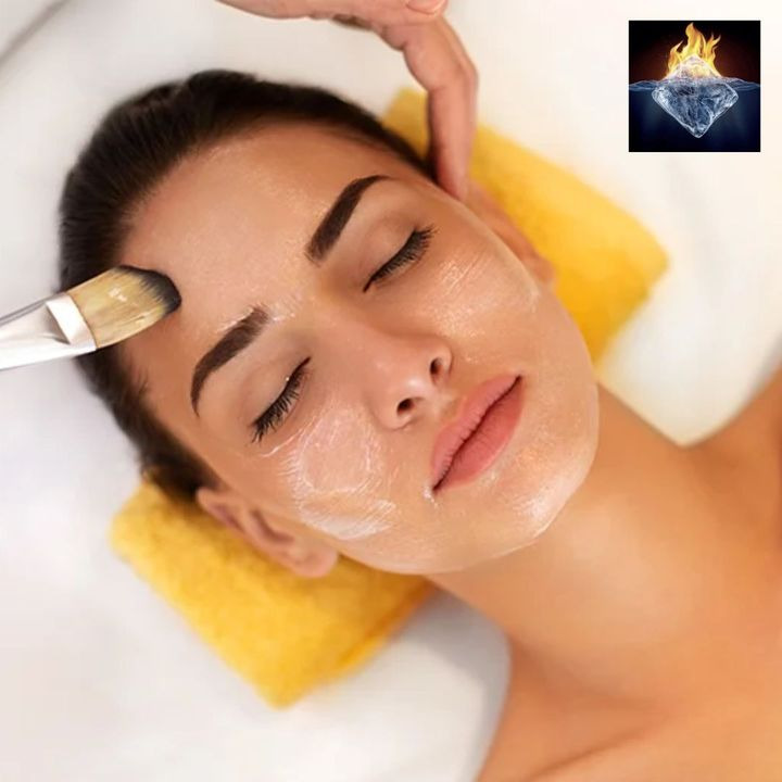 Fire and ice ansigtsbehandling hos Top Clinic v/Else Møller Larsen: Fremmer cellefornyelse med terapeutiske masker