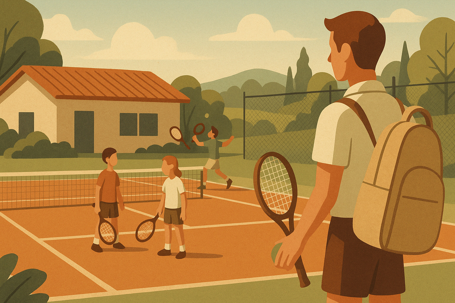 Tennisskole starter sommerferien i Odder Tennisklub