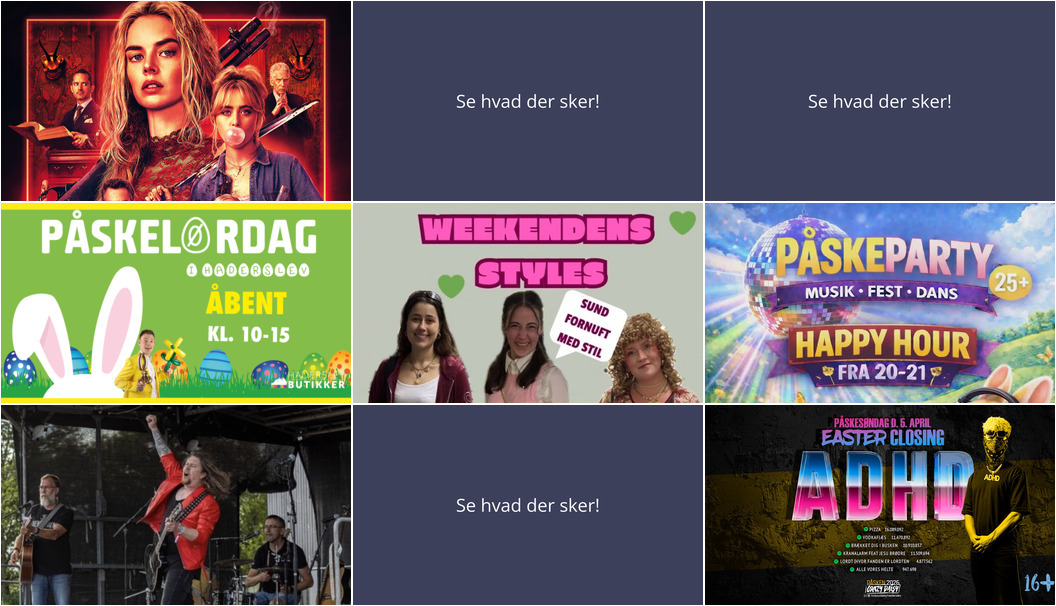 Weekend i Haderslev: Spændende begivenheder fra film til musikfester