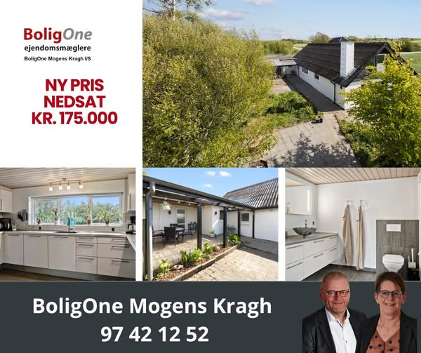 BoligOne Mogens Kragh I/S nedsætter bolig med 175.000 kr.