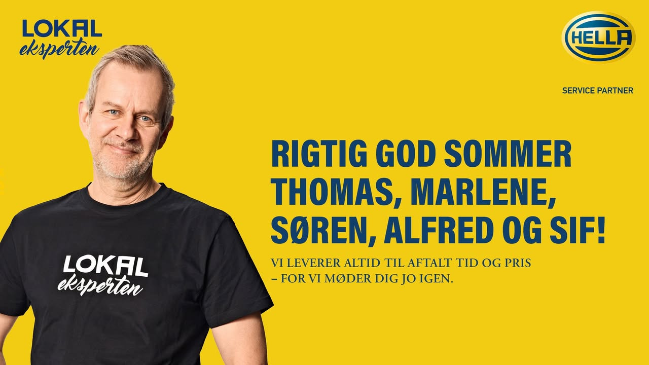 Vesterkjær Auto ønsker god sommer og inviterer til sommerspil