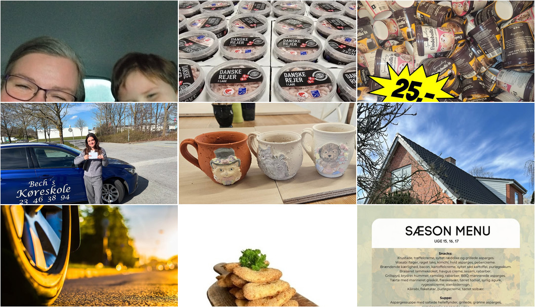 Nyt fra Rema1000 Gærumvej, Ro og velvære, Skjoldmø Keramik og 6 andre