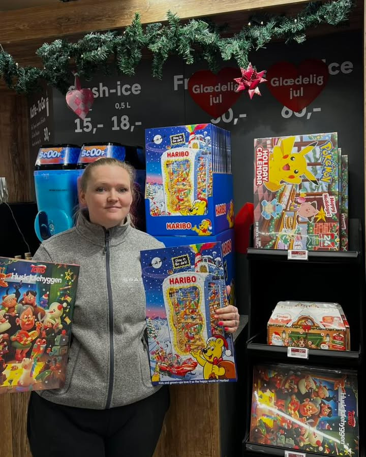 Spar Skallerup A/S tilbyder nedsatte julekalendere til decemberhyggen