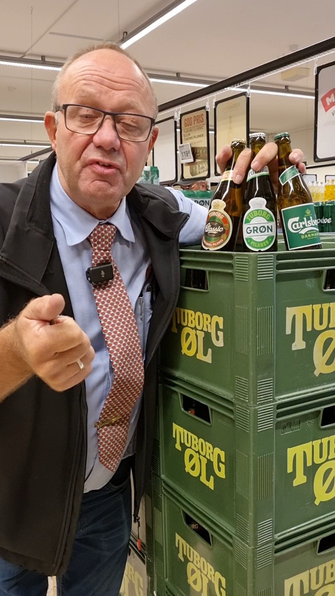 Meny Klarup: Spar stort på grøn øl – kun 99 kr. for 30 flasker