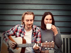 Hyggelig musikaften med Coffee Beans i Dronninglund