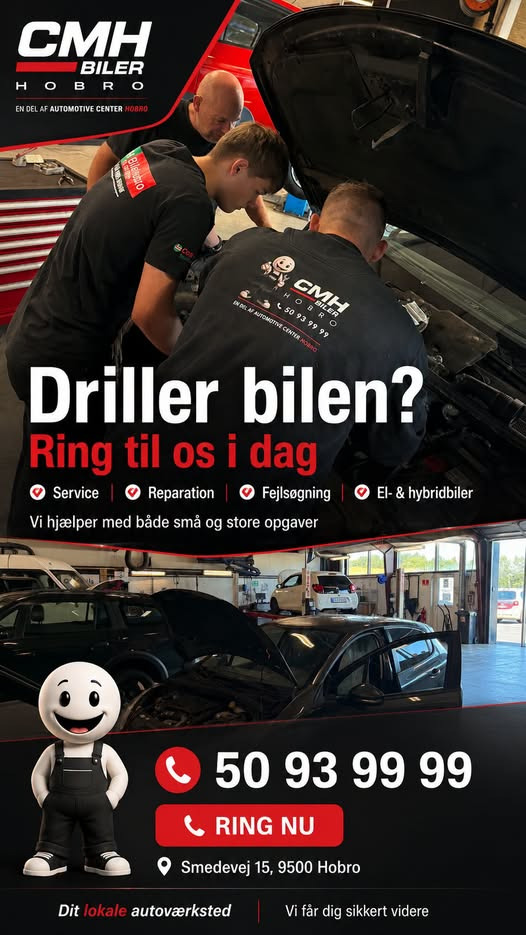 Oscar Biludlejning Hobro oplyser, at du har frit værkstedsvalg