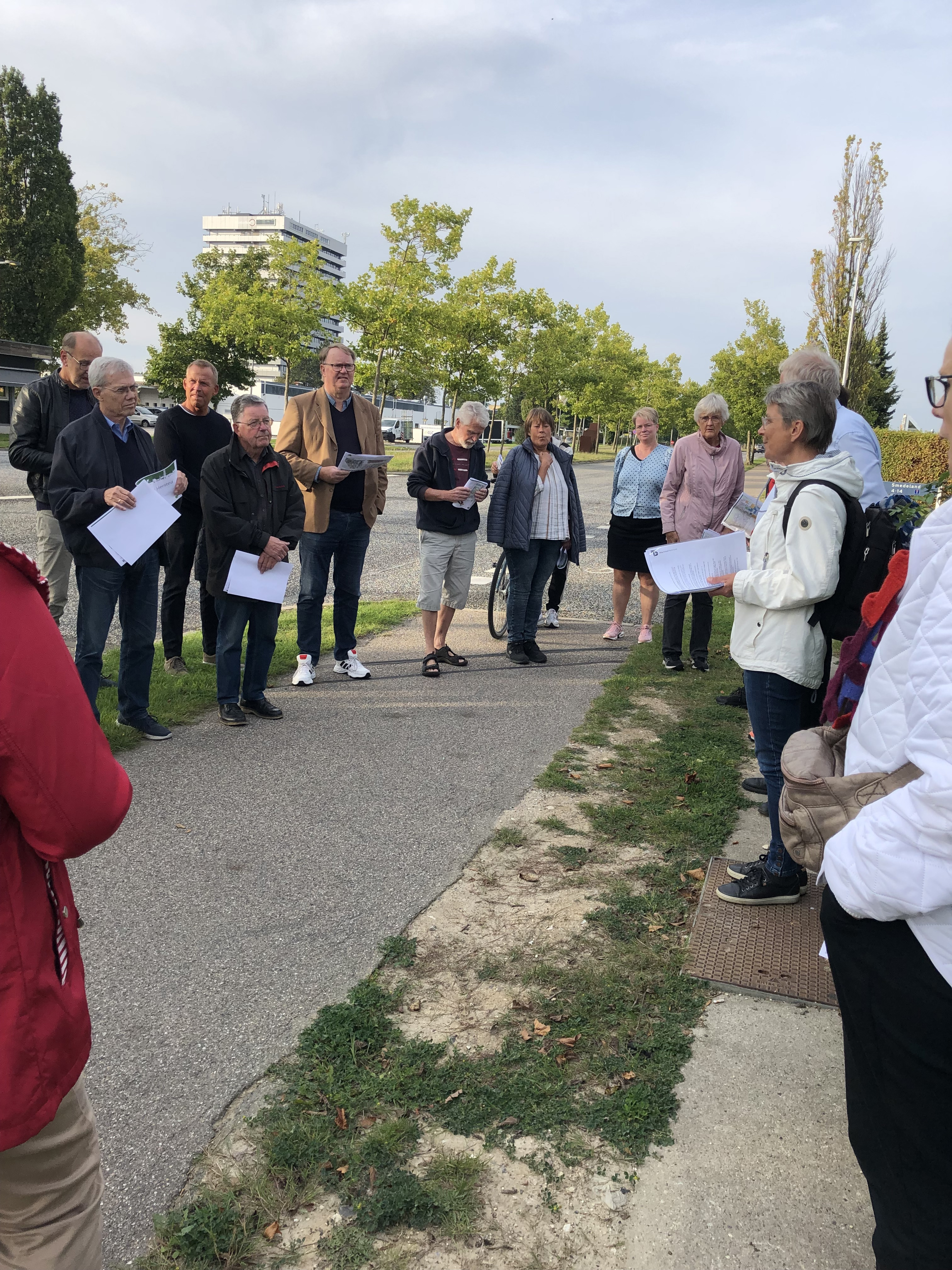 God interesse for Hersted på byvandring i området