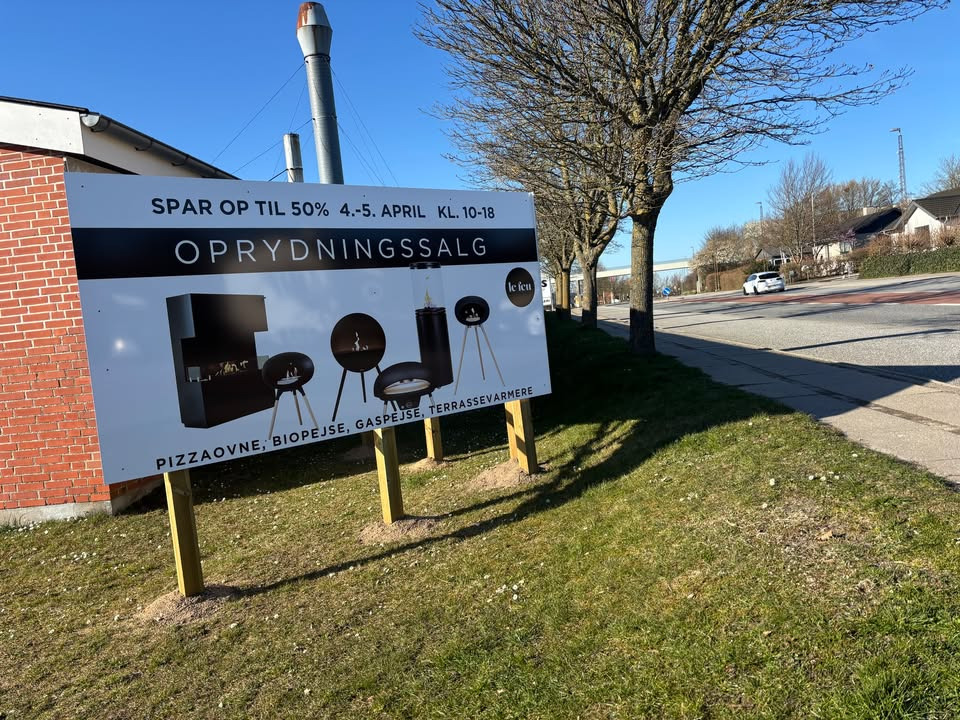 Stort lagersalg hos Le Feu i Aalborg: Gør et kup på biopejse og pizzaovne