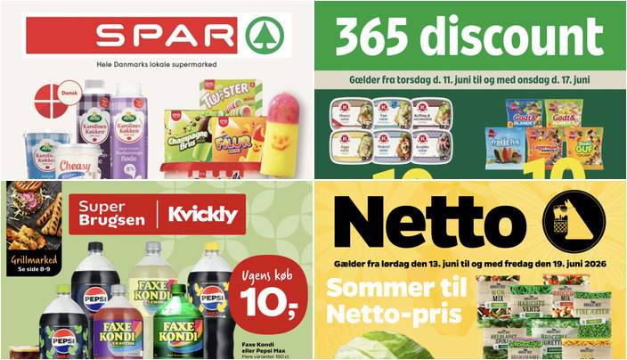 Lokale tilbud: K-Salat pålægssalat til 10 kr. og dansk spidskål til kun 10 kr.