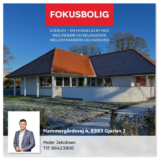 Home Randers & Assentoft præsenterer hyggelig bolig til salg i Gjerlev