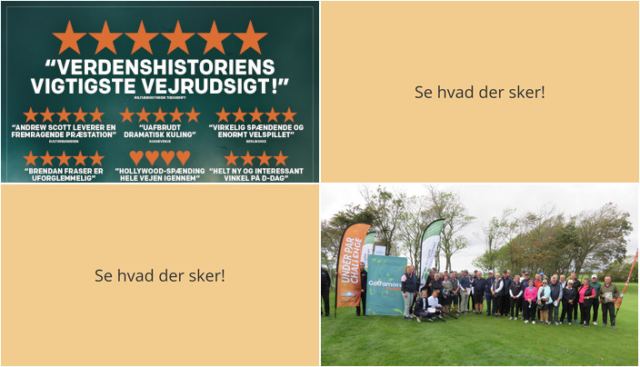 Oplev Løgstør i weekenden: Film og spændende golfturnering