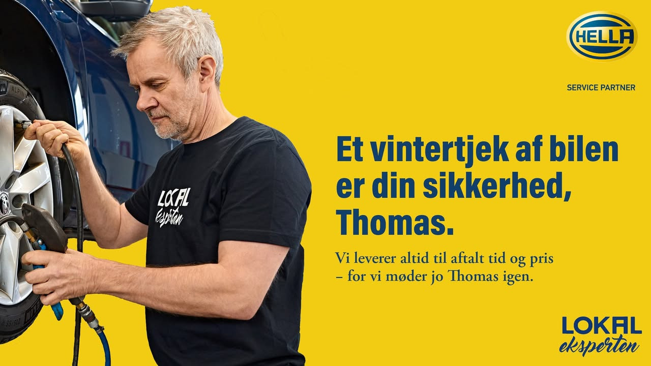 Vesterkjær Auto opfordrer til vintertjek for en tryg køretur