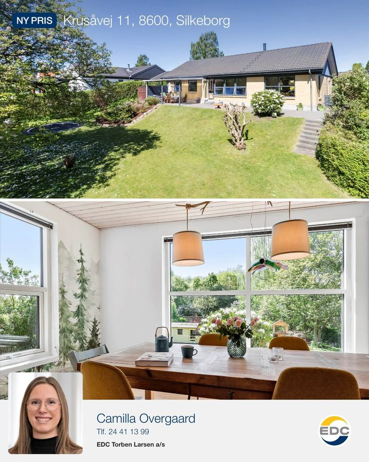 Prisjustering: EDC Torben Larsen tilbyder villa på Krusåvej til 2.795.000 kr.