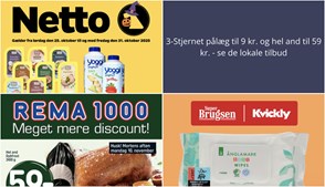 3-Stjernet pålæg til 9 kr. og hel and til 59 kr. - se de lokale tilbud