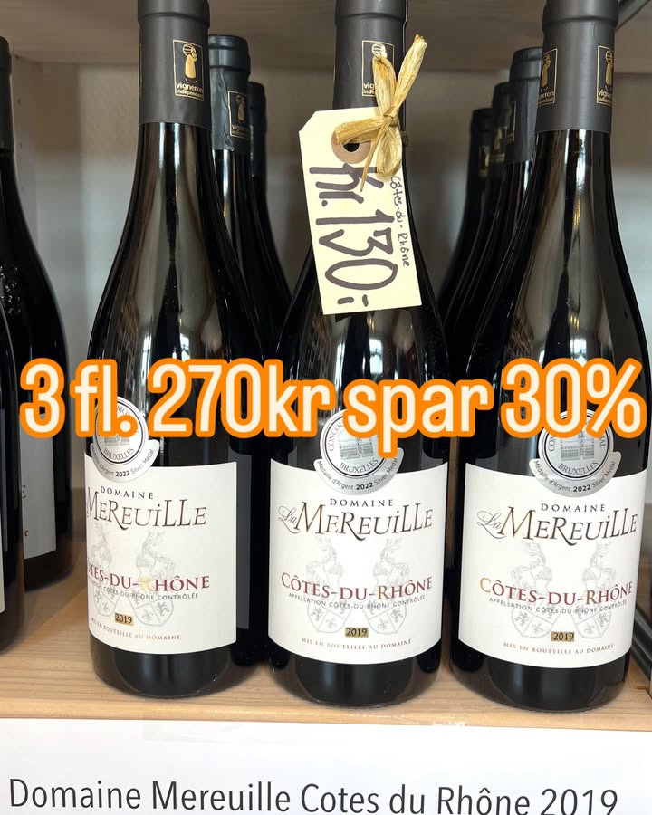 Den gode vino tilbyder store besparelser på årgang 2019 i maj måned