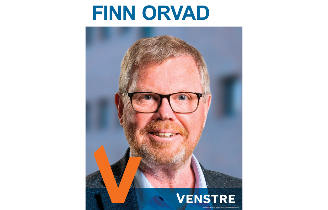 Finn Orvad stiller op for Venstre
