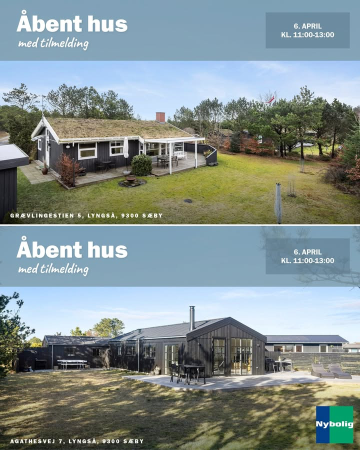 Nybolig Sæby A/S inviterer til åbent hus i smukke Lyngså med tilmelding