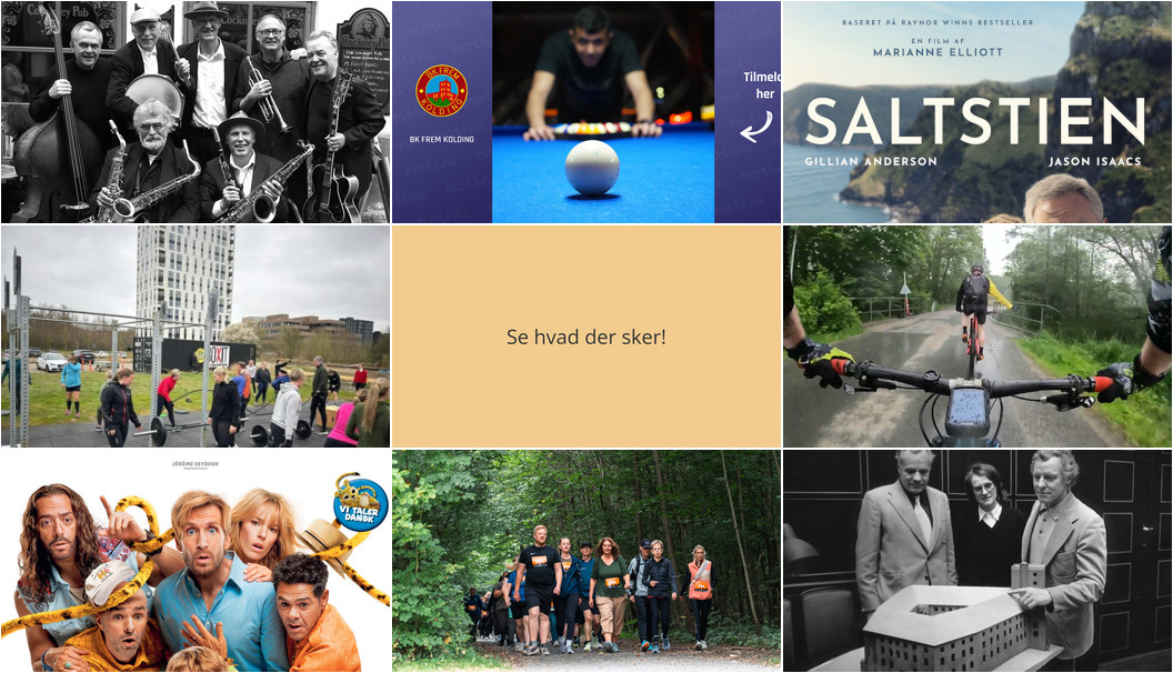 Spændende weekend i Kolding: Jazz, film og outdoor fitness