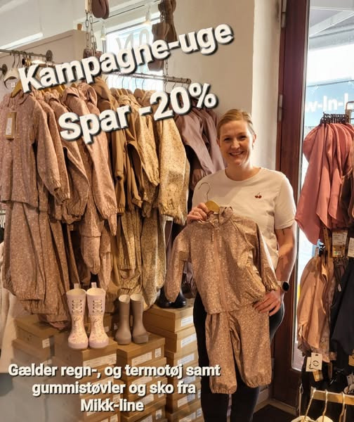 Børneshoppen Brønderslev lancerer kampagneuge med 20% rabat på børnetøj og sko