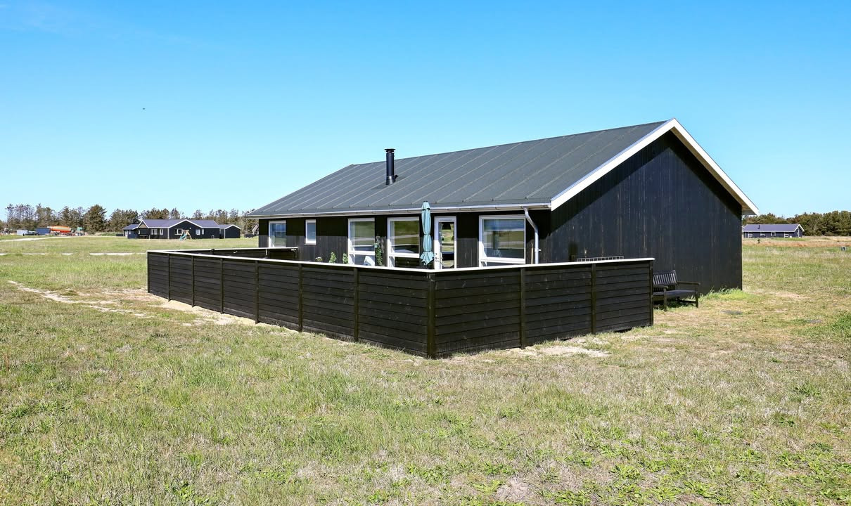 Mæglerhuset Vestkysten I/S præsenterer moderne sommerhus med spafaciliteter på stor naturgrund