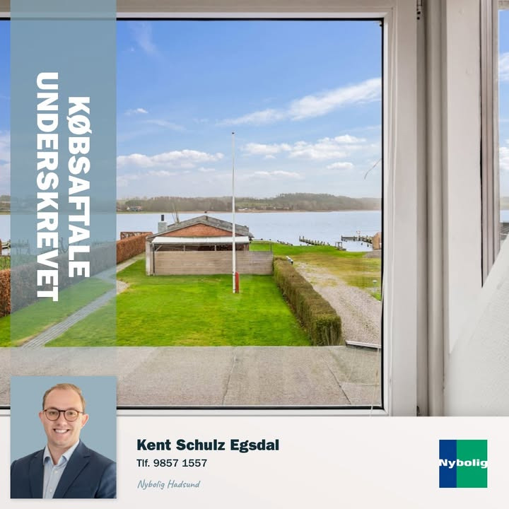 Nybolig Hadsund annoncerer salg af Engvej 3 med fantastisk beliggenhed