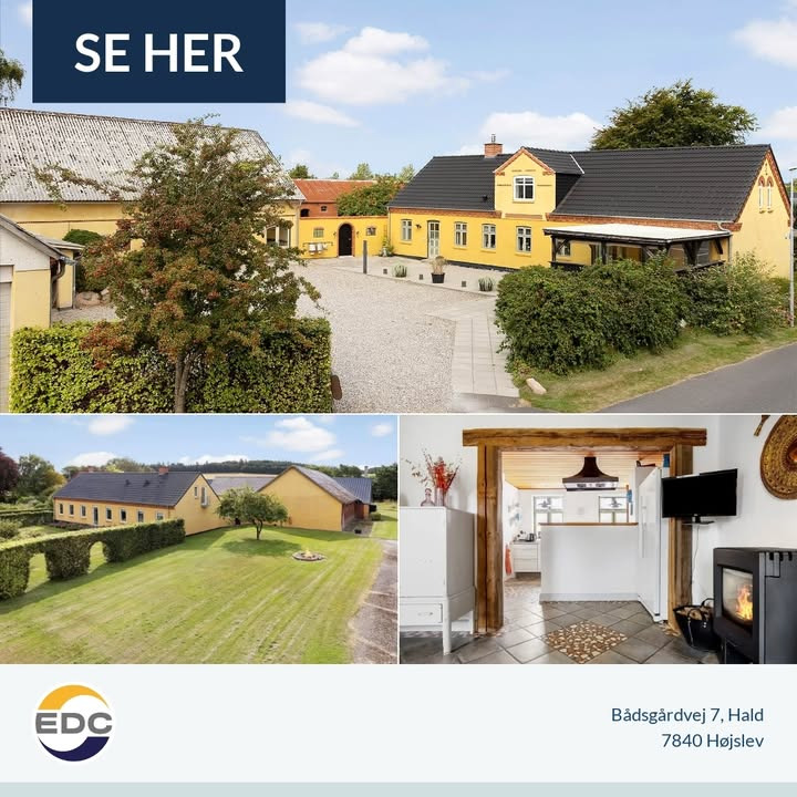 EDC Skive I/S præsenterer: Charmerende landejendom til salg i Hald